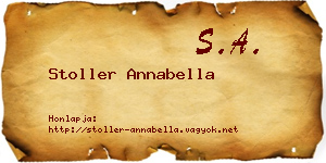Stoller Annabella névjegykártya